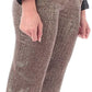 Gray Wool Blend Women Trouser