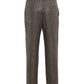 Gray Wool Blend Women Trouser