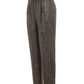 Gray Wool Blend Women Trouser