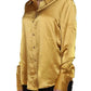 Yellow Viscose Women Shirt