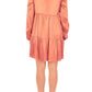 Pink Viscose Women Dress