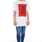 White Cotton Women T-Shirt