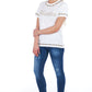White Cotton Women T-Shirt