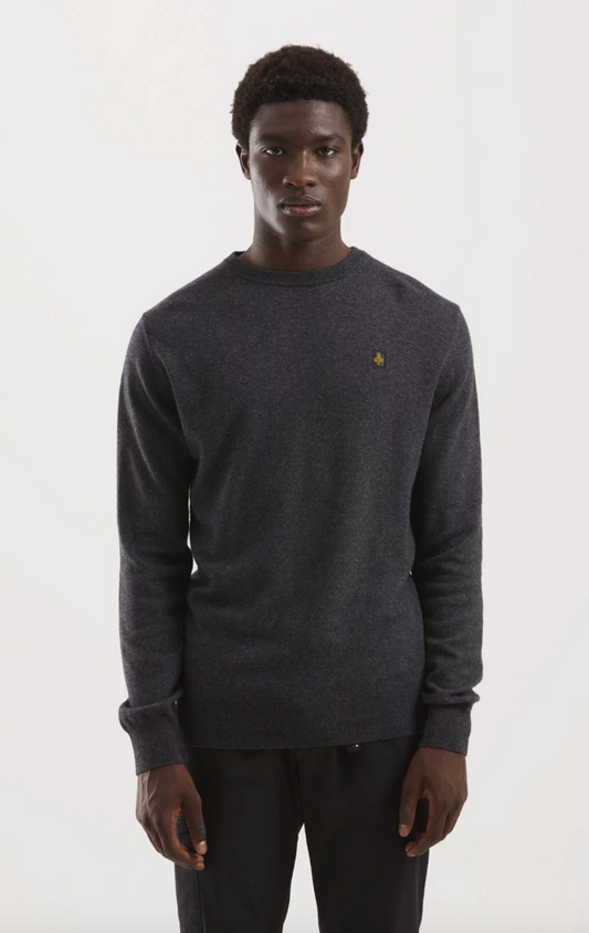 Gray Wool Men Sweater