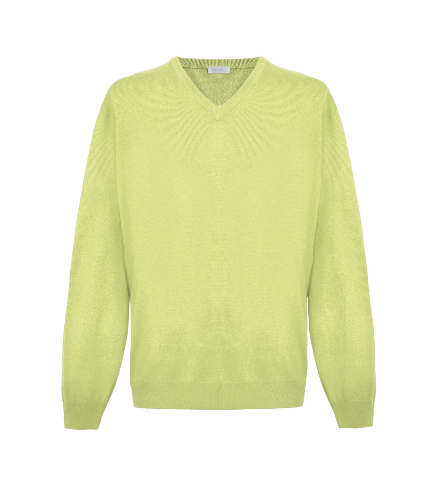 Yellow Cashmere Men Sweater
