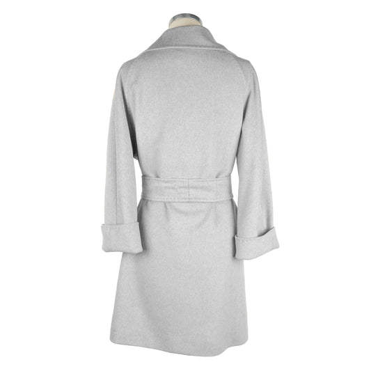 Gray Wool Women Coat