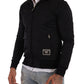 Elegant Full Zip Cardigan Sweater - Black