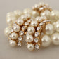 Elegant Faux Pearl Charm Bracelet