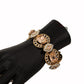 Champagne Crystal Gold Chain Bracelet