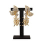 Chic Gold Beetle Clip On Earrings