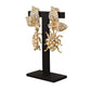 Chic Gold Beetle Clip On Earrings