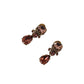 Elegant Crystal Encrusted Clip-On Earrings