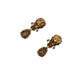 Elegant Crystal Encrusted Clip-On Earrings