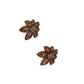 Elegant Gold Floral Clip On Earrings