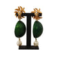 Elegant Multicolor Dangling Clip On Earrings