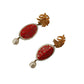 Elegant Multicolor Dangling Clip On Earrings