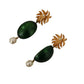 Elegant Multicolor Dangling Clip On Earrings