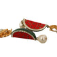 Elegant Multicolor Dangling Clip On Earrings