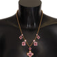Elegant Gold Charm Cross Necklace