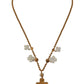 Elegant Gold Charm Cross Necklace