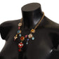 Regal Gold Floral Statement Necklace