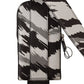 Elegant Tiger Print Phone Pocket Neck Strap