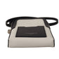 Elegant Blue & White Leather Phone Pocket Neck Strap