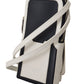 Elegant Blue Leather Phone Pocket Neck Strap