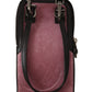 Elegant Pink Velvet Phone Pouch with Strap