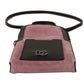 Elegant Pink Velvet Phone Pouch with Strap