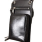 Elegant Leather Phone Wallet with Strap