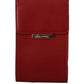 Red Leather Universal Phone Pocket Case