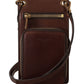 Elegant Leather Phone Wallet with Detachable Strap
