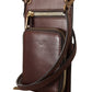 Elegant Leather Phone Wallet with Detachable Strap
