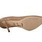 Beige Pointed Leather Pumps