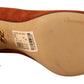 Elegant Cognac Suede Pumps