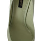 Emerald Green Leather Heels