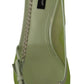 Enchanting Green Mesh Chain Pumps