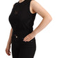 Silk Cashmere Sleeveless Top in Chic Black