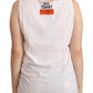 Elegant Sleeveless Cotton Top