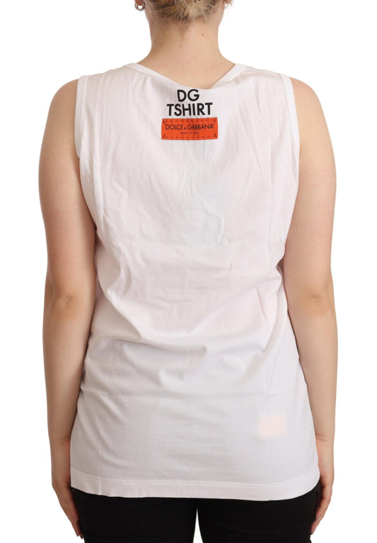 Elegant Sleeveless Cotton Top