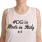 Elegant Sleeveless Cotton Top