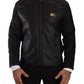 Chic Black Biker Jacket - Timeless Elegance
