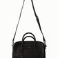 Elegant Black Leather Messenger Bag