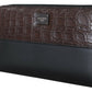 Elegant Textured Leather Continental Wallet
