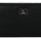 Elegant Black Leather Continental Wallet