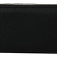 Elegant Black Leather Continental Wallet