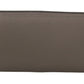 Beige Continental Zip Leather Wallet