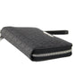 Jet Set Large Black Signature PVC Flat Multifunction Wrist Wallet