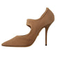 Champagne Crystal Stiletto Pumps